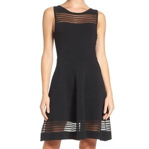 French Connection Tobey Crepe Little Black Dress
